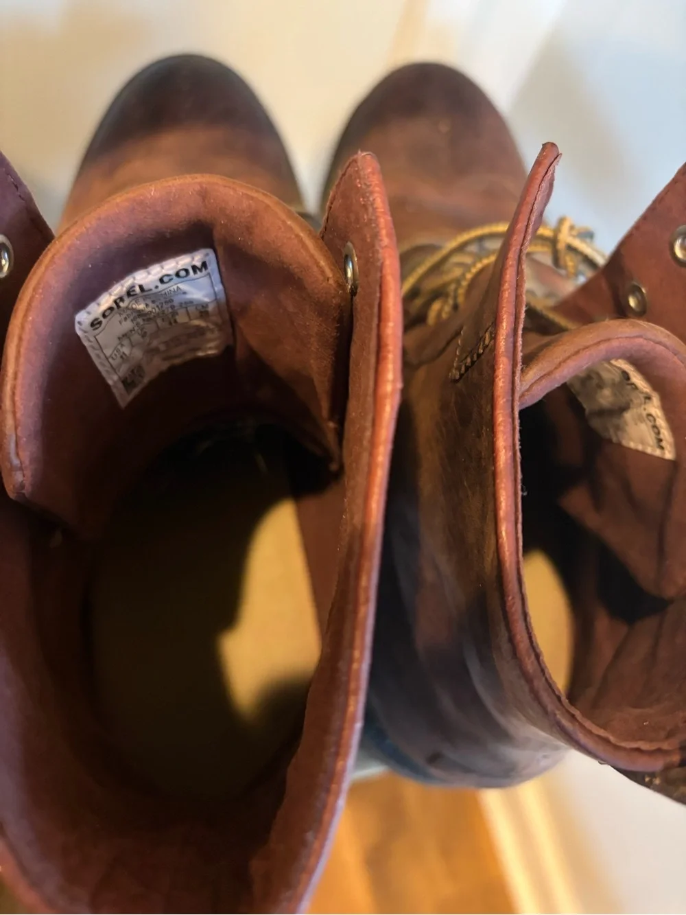 Sorel  madder Leather Mens Waterproof Work Boots size   11 wingtip